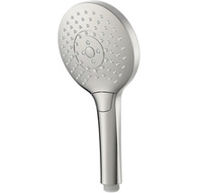 Handbrause aus Metall mit Wasserdüsen