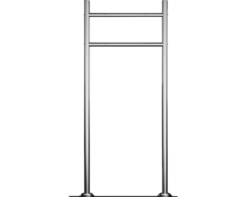 Freistehender Handtuchhalter mit zwei Stangen