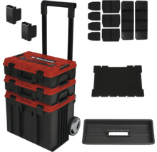 Einhell Werkzeugkoffer mit Rollen, modularem Aufbau und Zubehör