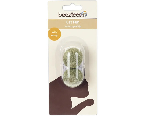 Beeztees Katzenspielzeug mit Katzenminze, zwei Bälle