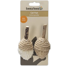 Beeztees Katzenspielzeug mit Katzenminze auf Verpackung