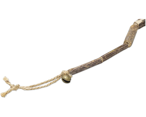 Hundespielzeug aus Holz mit Glocke