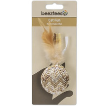 Beeztees Katzenspielzeug Ball mit Federn