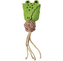 Spielzeug für Haustiere mit Froschdesign, Ball und Seil