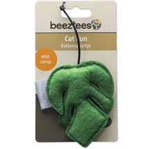 Beeztees Logo. Katzenspielzeug Blatt mit Katzenminze
