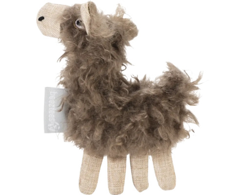 Katzenspielzeug beeztees Esel Cilla mit Katzenminze ca. 13 x 9 x 3 cm Plüschtier Lama für Hunde