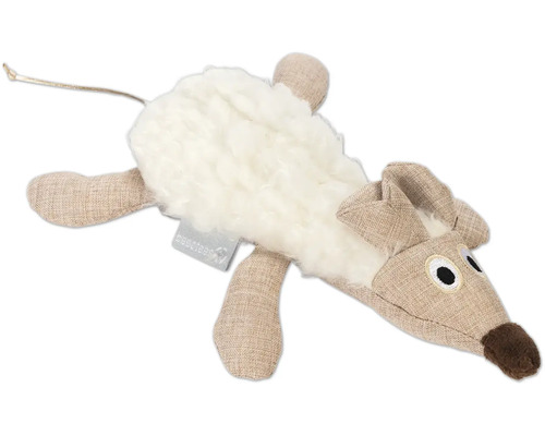 Katzenspielzeug beeztees Maus Kate ca. 17 x 13 x 4 cm Spielzeugmaus für Katzen mit Plüschfell und Stoffkörper