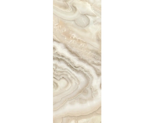 Duschrückwand SCHULTE DecoDesign ExpressPlus Marmoroptik Marmor-Creme Softtouch 255 x 100 cm EP19010254 833 Nahaufnahme einer Bodenfliese mit Marmormuster