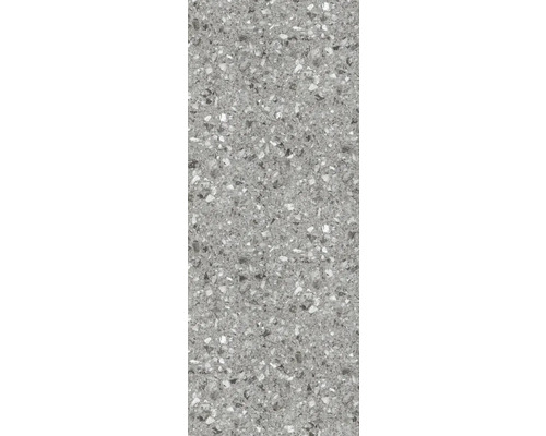 Duschrückwand SCHULTE DecoDesign ExpressPlus Terrazzo-Grau Softtouch 255 x 100 cm EP19010254 854 Graue Feinsteinzeugfliese mit Terrazzooptik für Innenräume