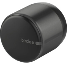 Tedee smartes elektronisches Türschloss aus Aluminium in Graphit.