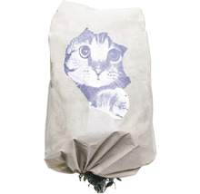 Pflanzenschutzhülle mit Katzenmotiv