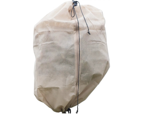 Pflanzenschutzsack mit Reißverschluss und Kordelzug