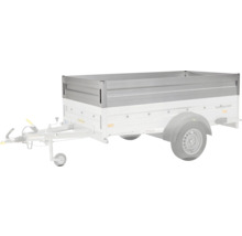 Humbaur Aufsatzbordwand aus Aluminium für Anhänger