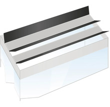 Illustration eines Aquariumabdeckrahmens