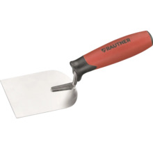 Maurerkelle mit rotem Griff und Rautner Logo