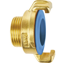 Messing-Schlauchverschraubung mit Gewinde und Dichtung