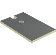 Ebenerdige Duschwanne mit Ablaufgarnitur