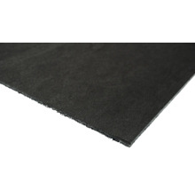 Nahaufnahme einer schwarzen Dichtungsbahn