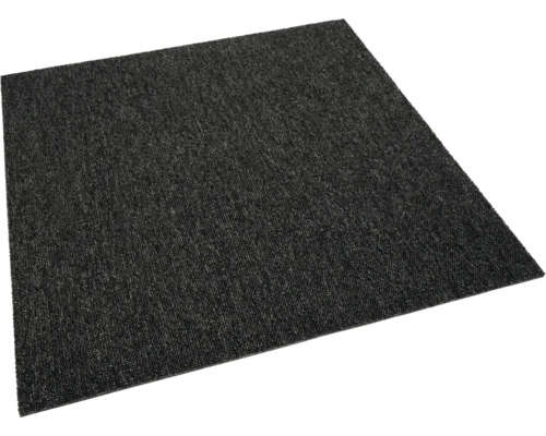 Schwarze Teppichfliese
