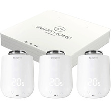 Smart Home Heizkörperthermostate im Set mit Zigbee Funkstandard und Gateway
