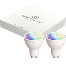Smart Home Gateway mit zwei Leuchtmitteln