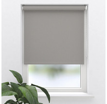 Graues Rollo am Fenster