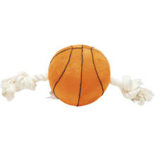 Hundespielzeug Basketball mit Seil