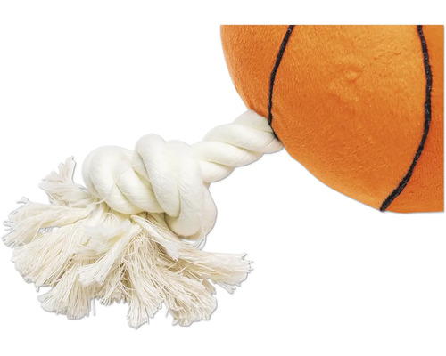 Hundespielzeug Ball mit Seil