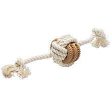 Hundespielzeug aus Seil und Kunststoff