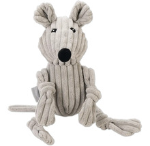 Graue Stoffmaus als Spielzeug für Hunde