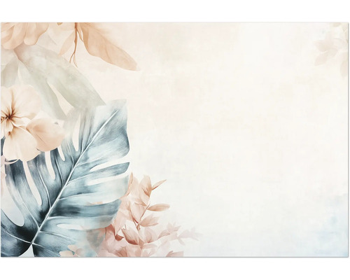 Fototapete Vlies 22068-07-01 GMK Art Edition 2 Sunblush rose 8-tlg. 400 x 270 cm Illustration mit tropischen Blättern und Blüten