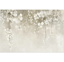 Tapete mit floralem Muster und Ästen