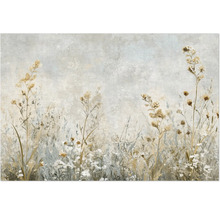 Gemälde einer Wiese mit Wildblumen