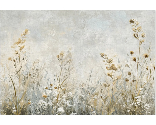 Fototapete Vlies 22074-07-01 GMK Art Edition 2 Soléna beige 8-tlg. 400 x 270 cm Gemälde einer Wiese mit Wildblumen