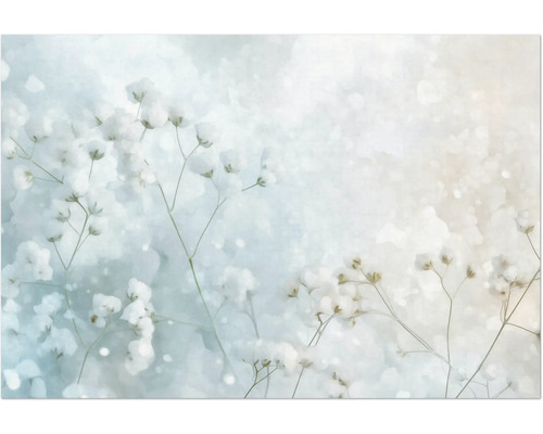 Fototapete Vlies 22077-07-01 GMK Art Edition 2 Cotton Haze blau 8-tlg. 400 x 270 cm Zartes Schleierkraut-Arrangement für dekorative Zwecke