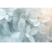 Nahaufnahme von Blumen und Blättern