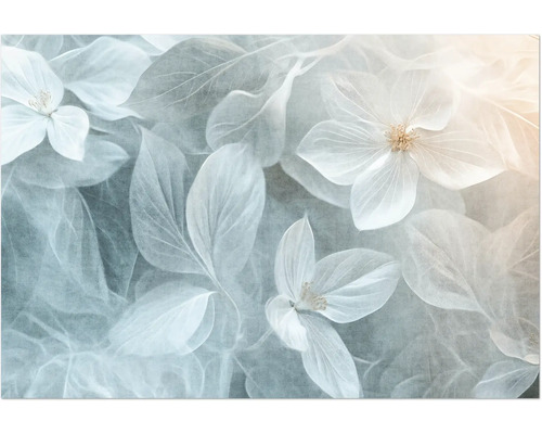 Fototapete Vlies 22087-07-01 GMK Art Edition 2 Dreaming Garden blau 8-tlg. 400 x 270 cm Nahaufnahme von Blumen und Blättern