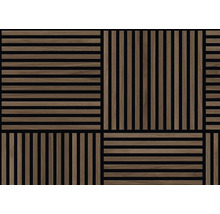 Holzpaneel mit geradlinigem Design für Wand und Decke