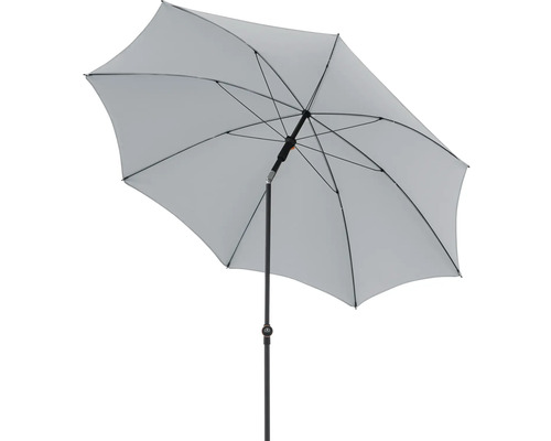 Geöffneter Sonnenschirm mit Mast