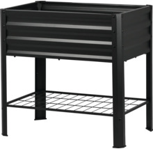 Hochbeet aus Metall mit Ablagegitter