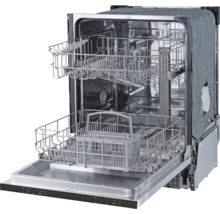 Geöffneter Geschirrspüler mit Geschirrkörben
