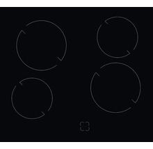 Induktionskochfeld mit vier Kochzonen
