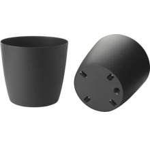 Kunststoff-Blumentopf, inklusive Bodenansicht