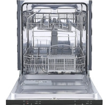 Offener Geschirrspüler mit Geschirrkörben