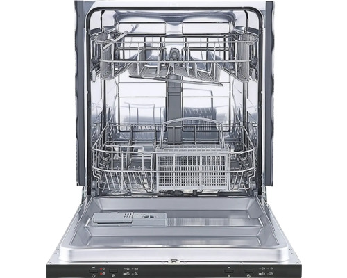 Offener Geschirrspüler mit Geschirrkörben