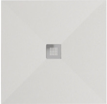 Quadratische Duschwanne mit Abfluss