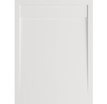 Weiße Möbelfront mit Rahmen