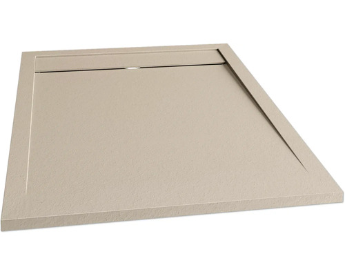 Duschwanne SCHULTE Lineastone ExpressPlus 90 x 120 x 3 cm sand EP221912 172 Duschwanne mit flacher Bauweise