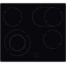 Glaskeramikkochfeld mit vier Kochzonen