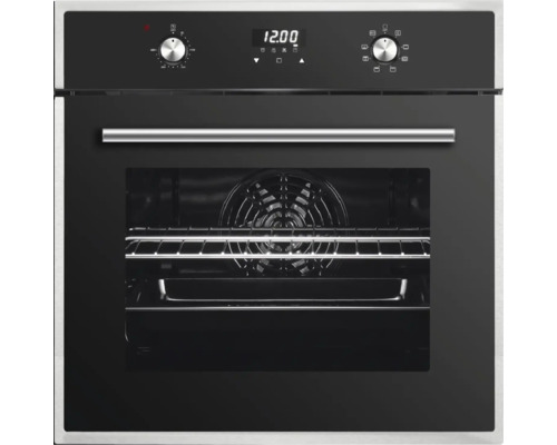 Einbaubackofen mit digitaler Anzeige und Drehreglern